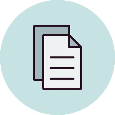 Dosya simgesi, vektör illüstrasyon tasarımı