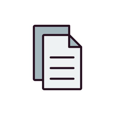 Dosya simgesi, vektör illüstrasyon tasarımı