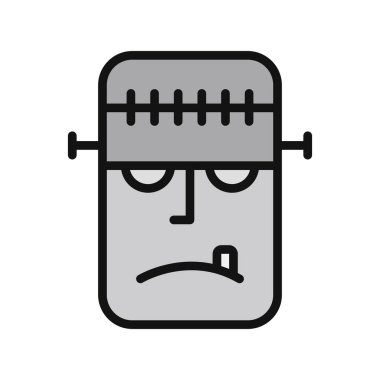 Frankenstein web simgesi vektörü