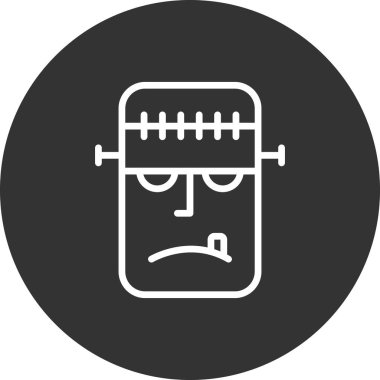 Frankenstein web simgesi vektörü