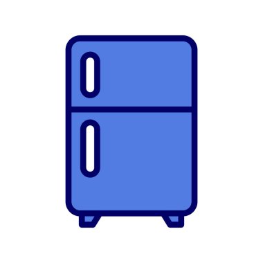 Buzdolabı simgesi, vektör çizimi
