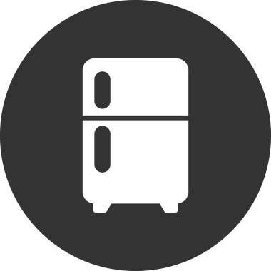 Buzdolabı simgesi, vektör çizimi