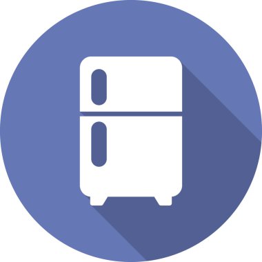 Buzdolabı simgesi, vektör çizimi