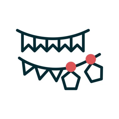 Modern çelenk simgesinin vektör illüstrasyonu