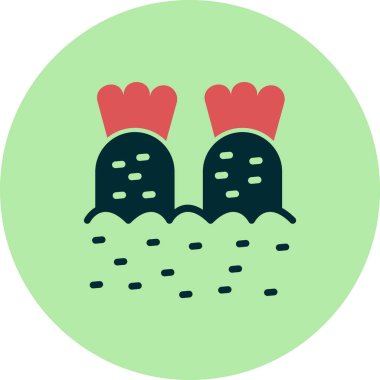 Hasat simgesi, vektör illüstrasyonu  