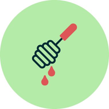 Bal Dipper vektör simgesi düz biçimli