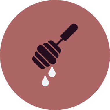 Bal Dipper vektör simgesi düz biçimli