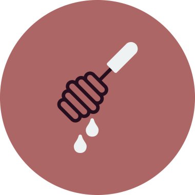 Bal Dipper vektör simgesi düz biçimli