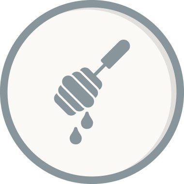 Bal Dipper vektör simgesi düz biçimli