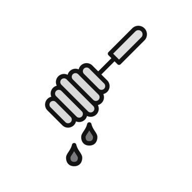 Bal Dipper vektör simgesi düz biçimli