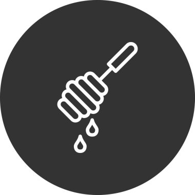 Bal Dipper vektör simgesi düz biçimli