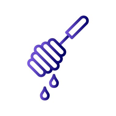 Bal Dipper vektör simgesi düz biçimli