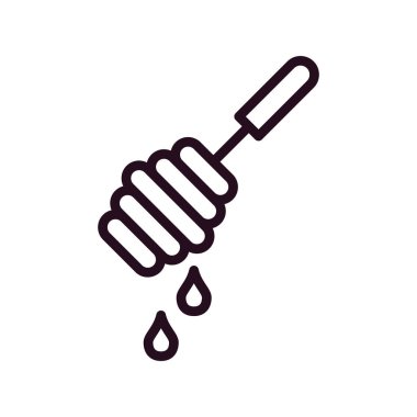 Bal Dipper vektör simgesi düz biçimli