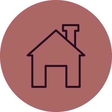 Ev modern vektör simgesi