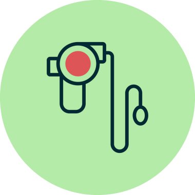 Tasma işareti düz tasarım vektör çizimi 