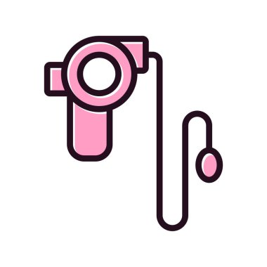 Tasma işareti düz tasarım vektör çizimi 