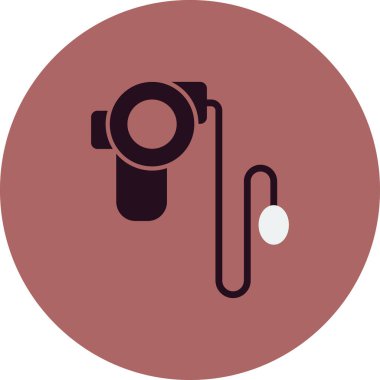 Tasma işareti düz tasarım vektör çizimi 