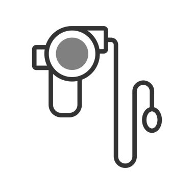 Tasma işareti düz tasarım vektör çizimi 