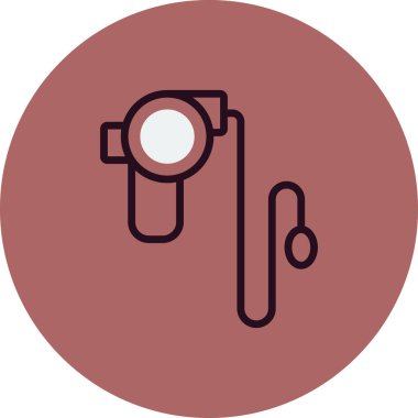 Tasma işareti düz tasarım vektör çizimi 