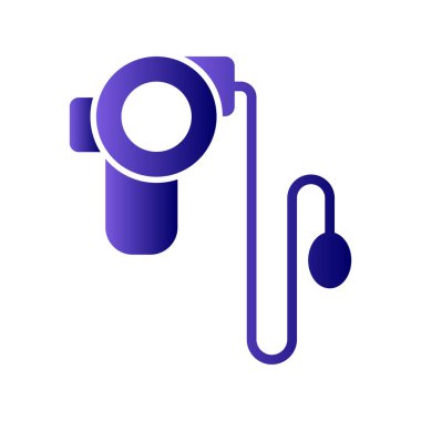 Tasma işareti düz tasarım vektör çizimi 