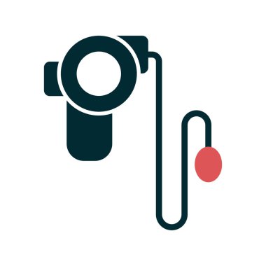 Tasma işareti düz tasarım vektör çizimi 