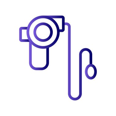 Tasma işareti düz tasarım vektör çizimi 