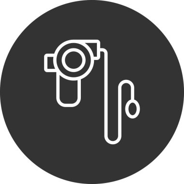 Tasma işareti düz tasarım vektör çizimi 