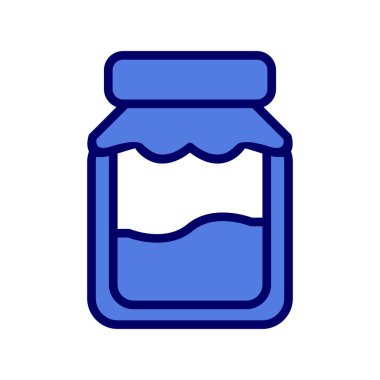 Kavanoz. Web simgesi basit tasarım