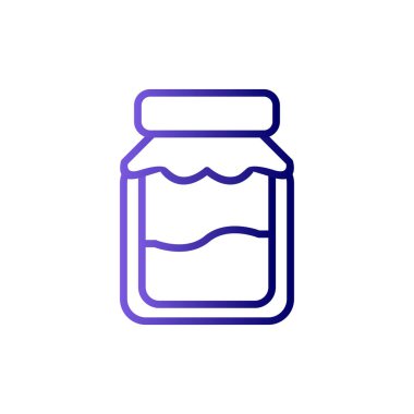 Kavanoz. Web simgesi basit tasarım