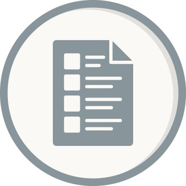 Dosya. Web simgesi basit illüstrasyon