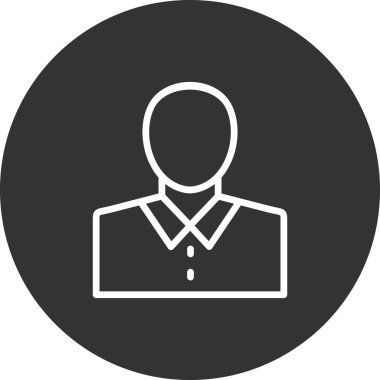 İnsan simgesinin vektör illüstrasyonu