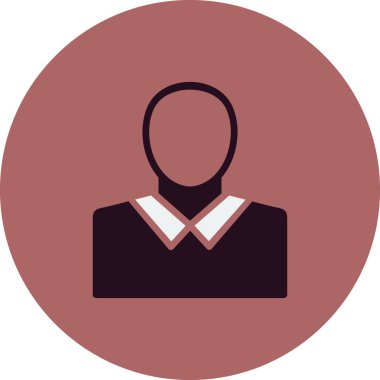 İnsan simgesinin vektör illüstrasyonu