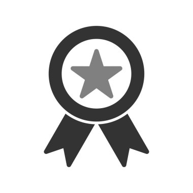 Madalya simgesi, vektör illüstrasyonu  