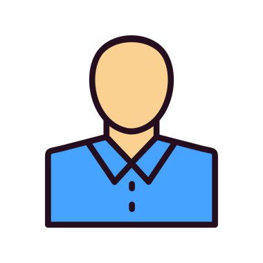 Web ve mobil uygulama dizaynınız için beyaz arkaplanda izole edilmiş erkek simgesi vektörü, erkek sembolü