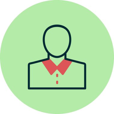 İnsan simgesinin vektör illüstrasyonu