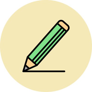 kalem simgesi vektör illüstrasyonu