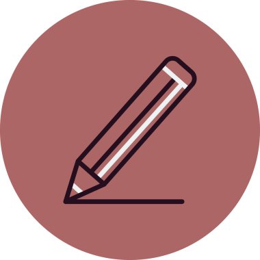 Kalem. Web simgesi basit tasarım