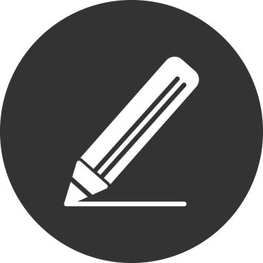 Kalem. Web simgesi basit tasarım