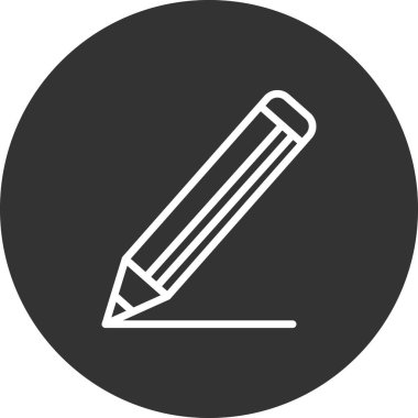 Kalem. Web simgesi basit tasarım