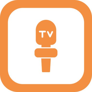 mikrofon simgesi, vektör illüstrasyonu 