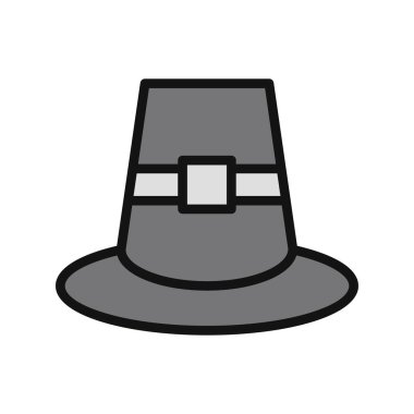 Şapka. Web simgesi basit illüstrasyon