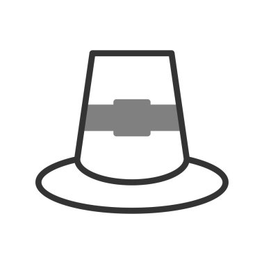 Şapka simgesi vektör illüstrasyonu