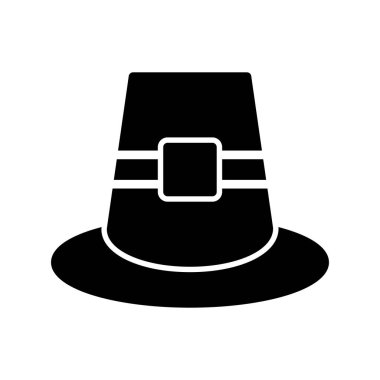 Pilgrim simgesinin vektör illüstrasyonu