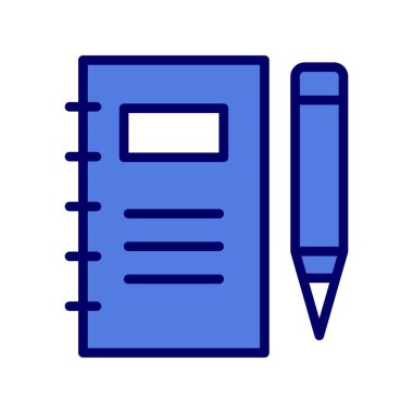 not defteri simgesi vektör illüstrasyonuName