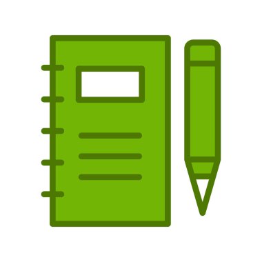 not defteri simgesi vektör illüstrasyonuName