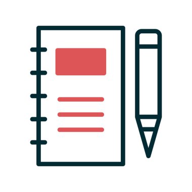 not defteri simgesi vektör illüstrasyonuName