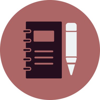 not defteri simgesi vektör illüstrasyonuName