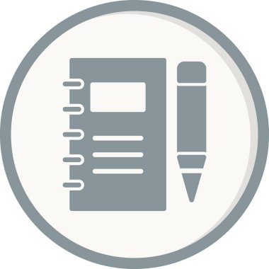 not defteri simgesi vektör illüstrasyonuName