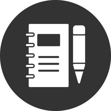 not defteri simgesi vektör illüstrasyonuName