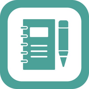 not defteri simgesi vektör illüstrasyonuName